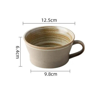 Rustic Recuppa Mug and Dish